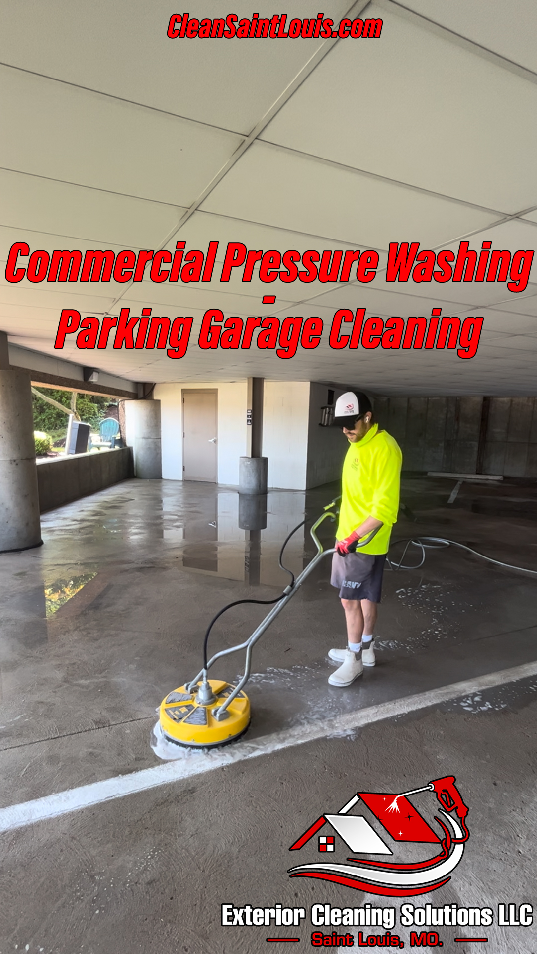 Parking Garage Cleaning in St Louis, MO.
